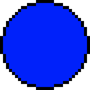 [9664c4] Pixel Art Circle 1