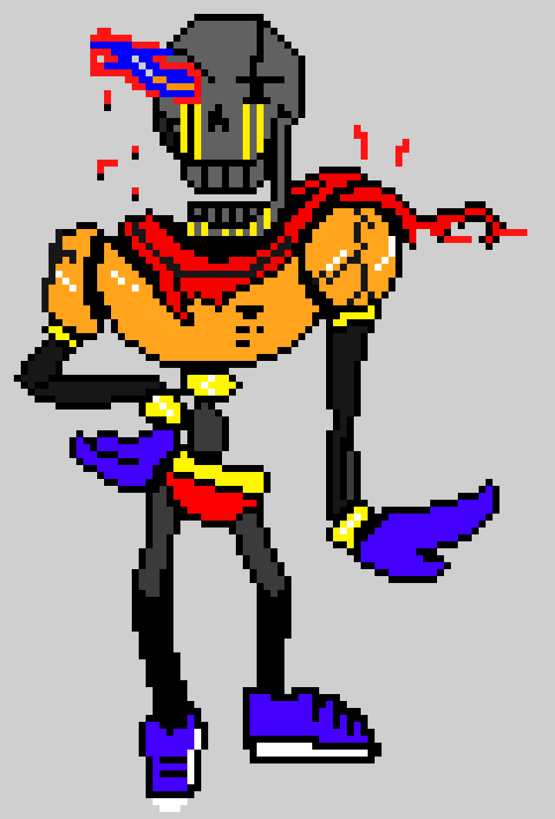 [809e07] Undertale Papyrus sprite