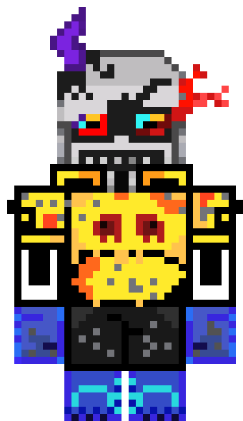 [be8407] Dusttrust Sans Sprite phase 3 - FLAMINGSTAR