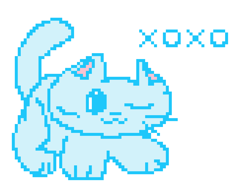 [f45328] Blue Kittey