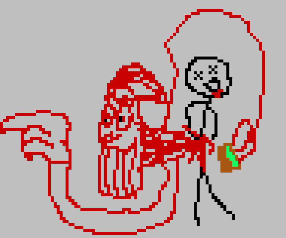 [224a35] Spamton if he was a blood demon or something idk 