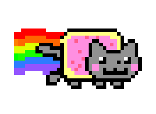[9664c4] Pixel - Nyan cat