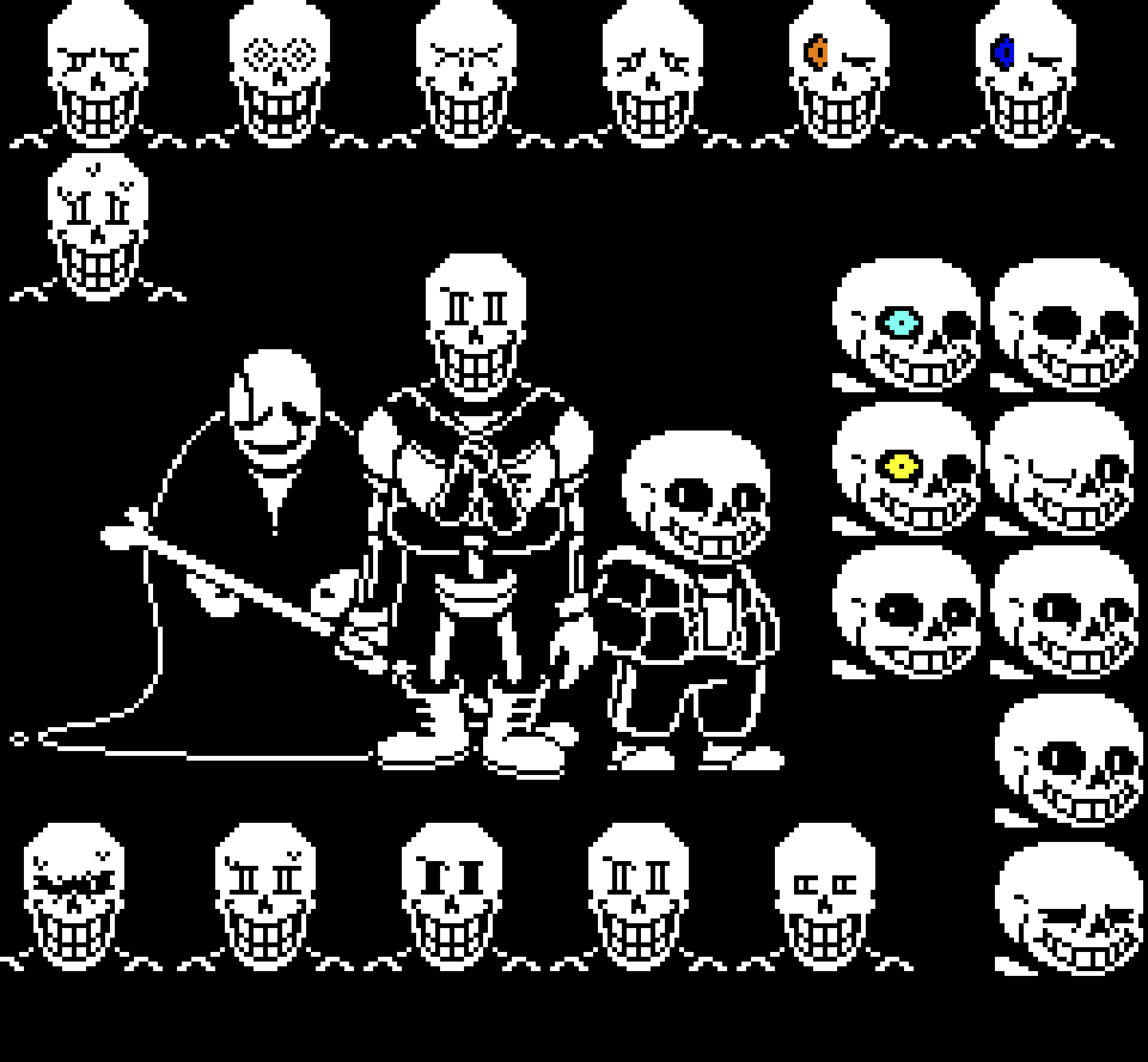 Revenge Papyrus + Sans and Gaster [King Squid Edit]
