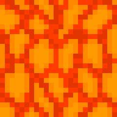 [1c7e55] Pixel (Magma or Lava) Tile