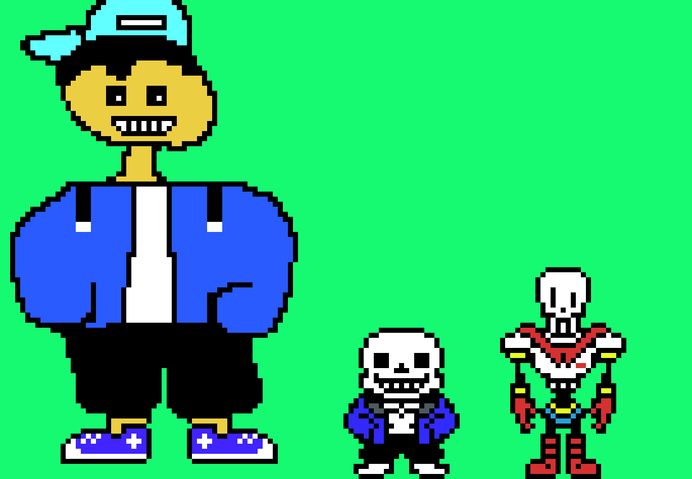 [9664c4] sans and papyrus sprites and creator