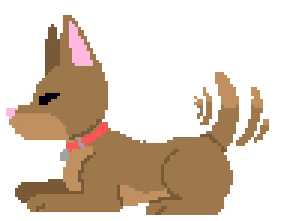 Pixel dog