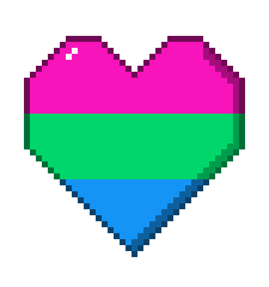 [6bca1d] Poly Pride Heart