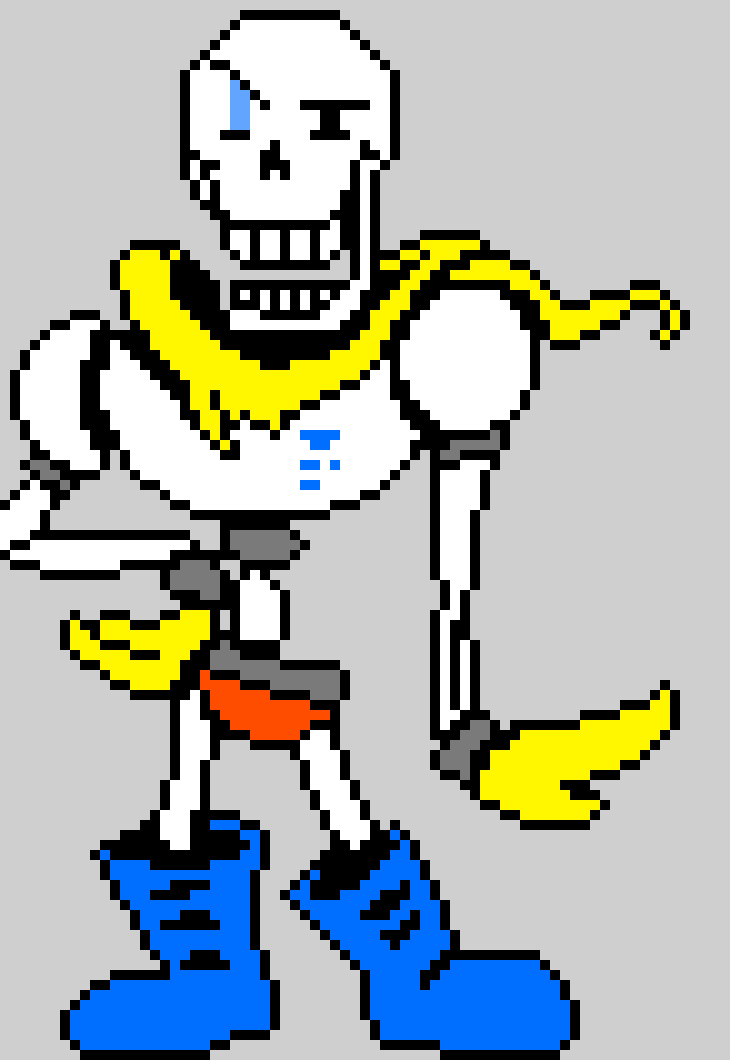 [3d5c3d] Undertale Papyrus sprite