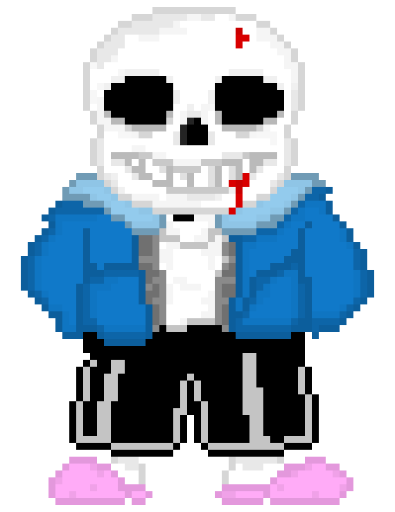 [9664c4] Hurt Sans Sprite (shaded)