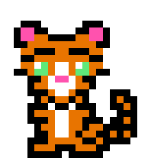 [b0e552] tiger pixel 