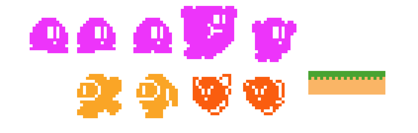 [9664c4] Kirby Atari 2600 Remake Sprites