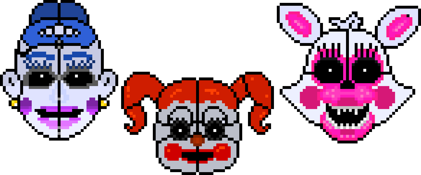 FNaF Sister Location Baby/Ballora/Funtime Foxy
