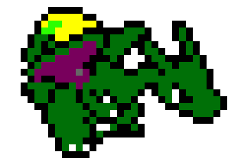  Green Charizard Sprite