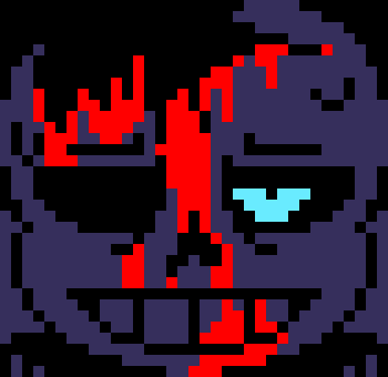 [7ce906] *(He'd walk by the bench he was originally was at.) -HorrorTale Sans