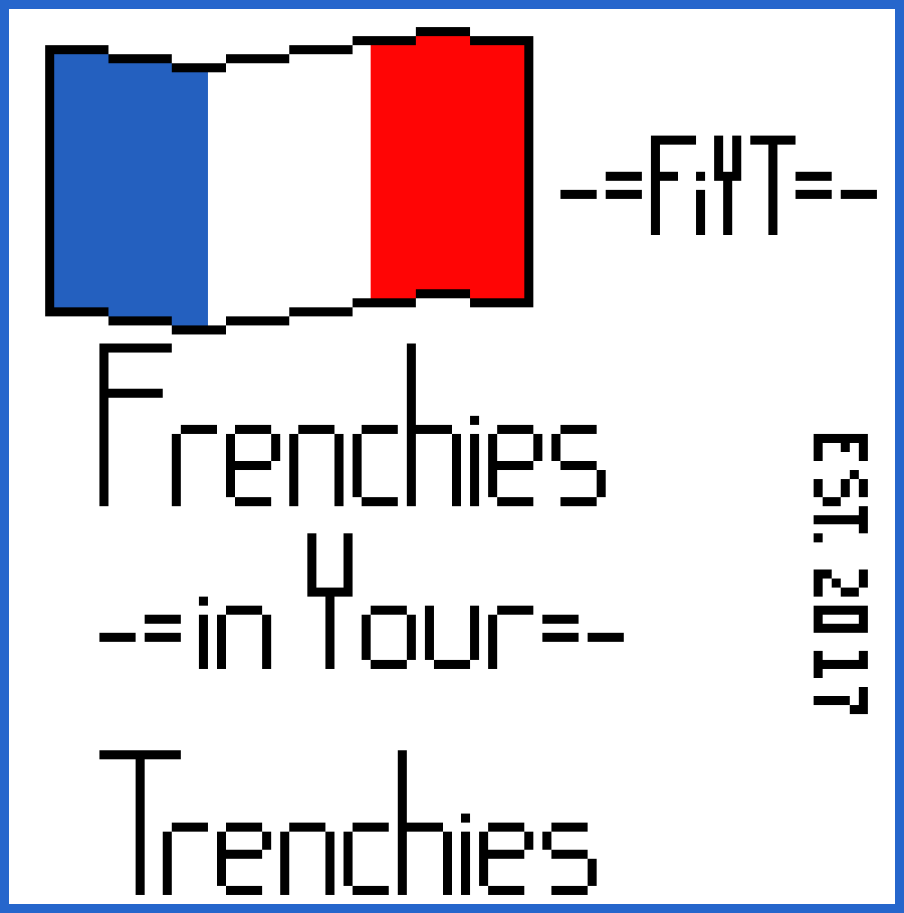 [9664c4] Frenchies in Your Trenchies Logo
