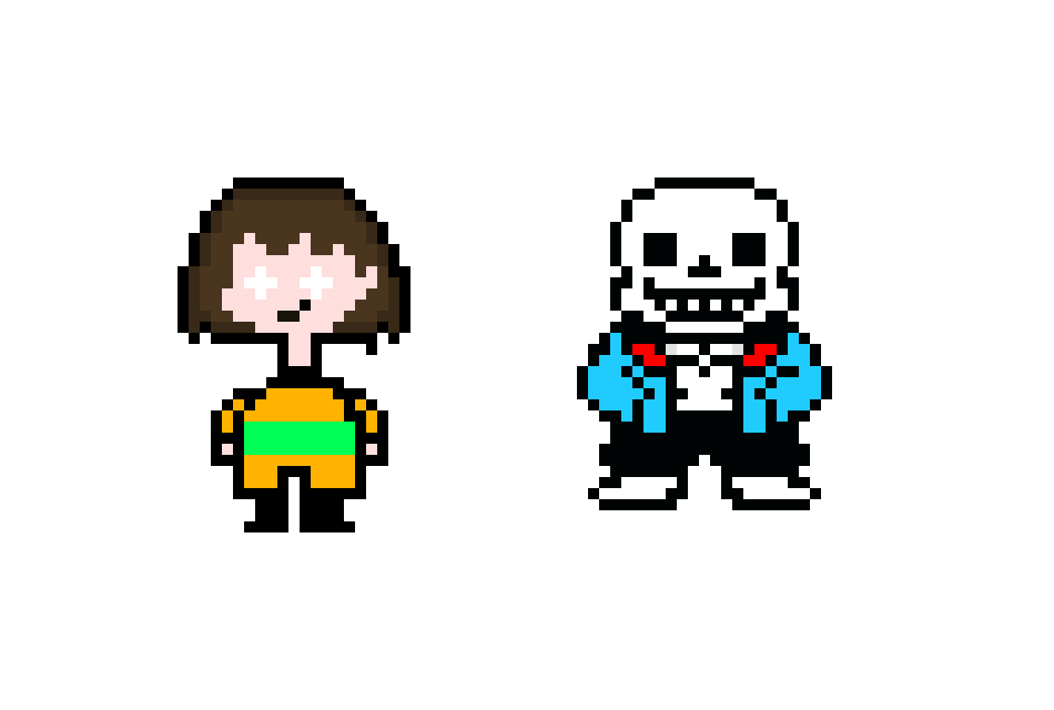[9664c4] underworld sans and chara