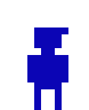 [68703e] blue man