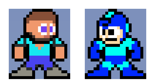 [af6dfd] megaman and steve