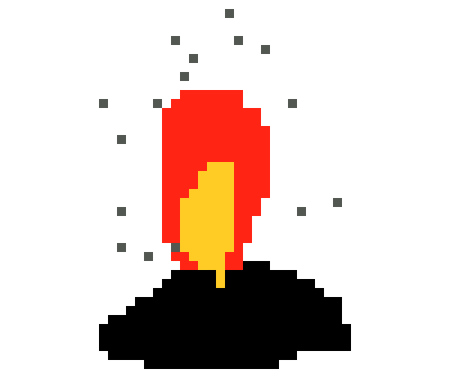 [fcbe3c] lava geyser