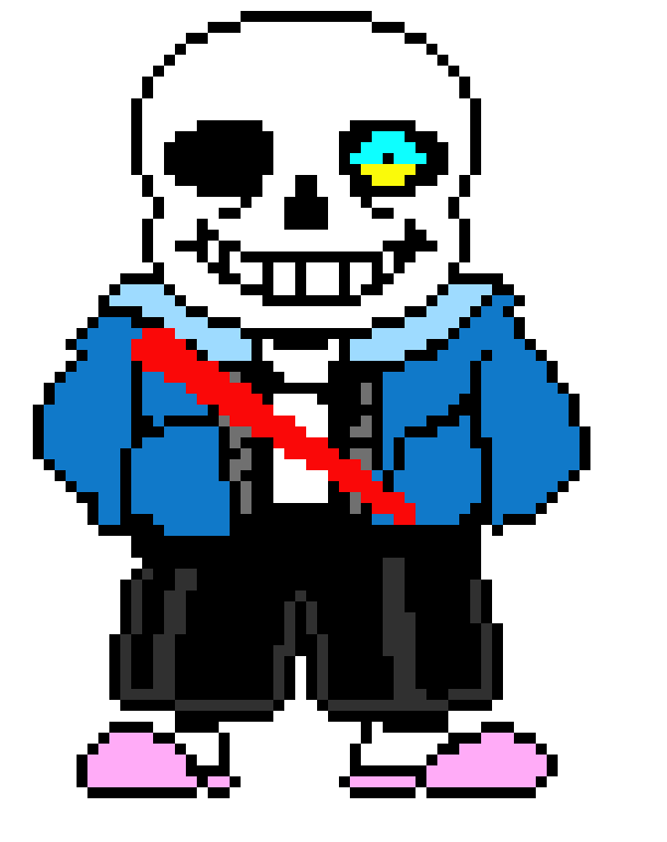 [d46952] sans pins chara with bone