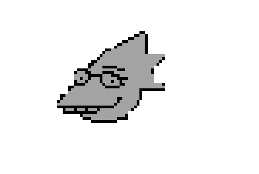 [02e0a9] Undertale Alphys Sprite