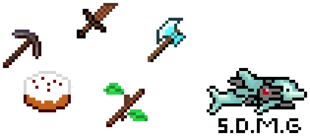 [c31d52] Minecraft X Terraria