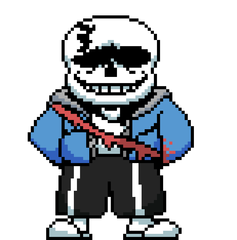 Undertale Last Breath Sans Sprite PHASE 3. (But Not Actually...)