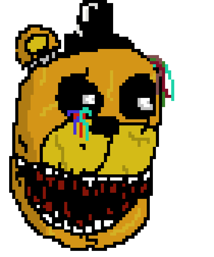 [9664c4] Sinister Golden Freddy Eyes Lit
