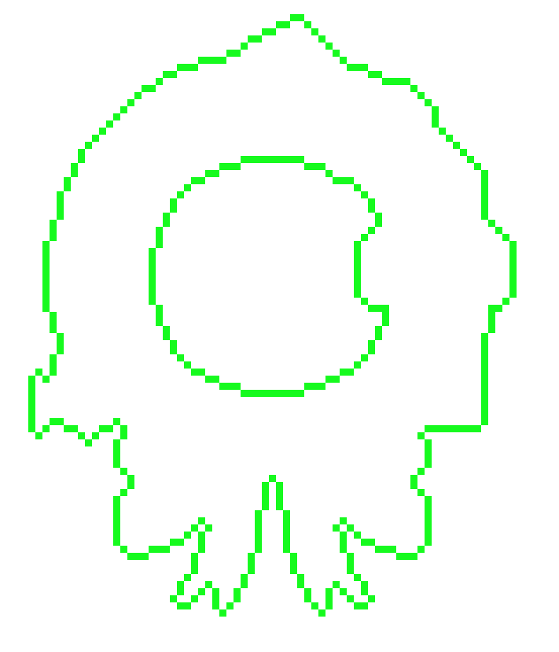 [9664c4] Wreath Outline