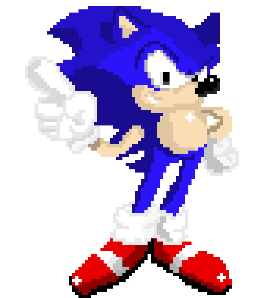 [f843a1] SONIC THE HEDGEHOG (Attempted S3 Color Pallette)