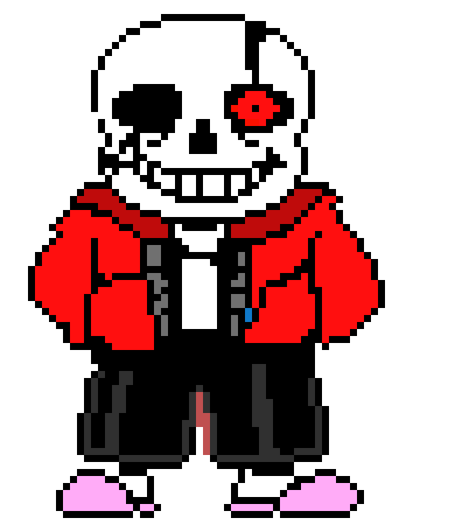 Sans Sprite (Bad Time red)
