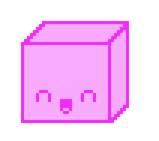 [9664c4] Filled Fuschia Cardboard