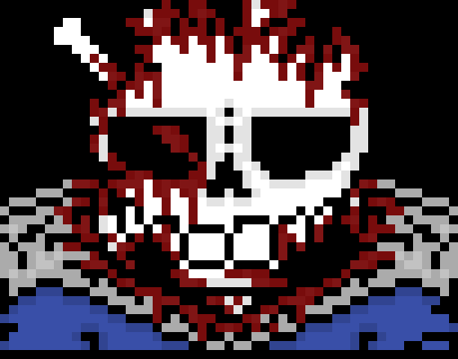 [e8cb42] *beats the shit out of swap sans* heheheh this is fun