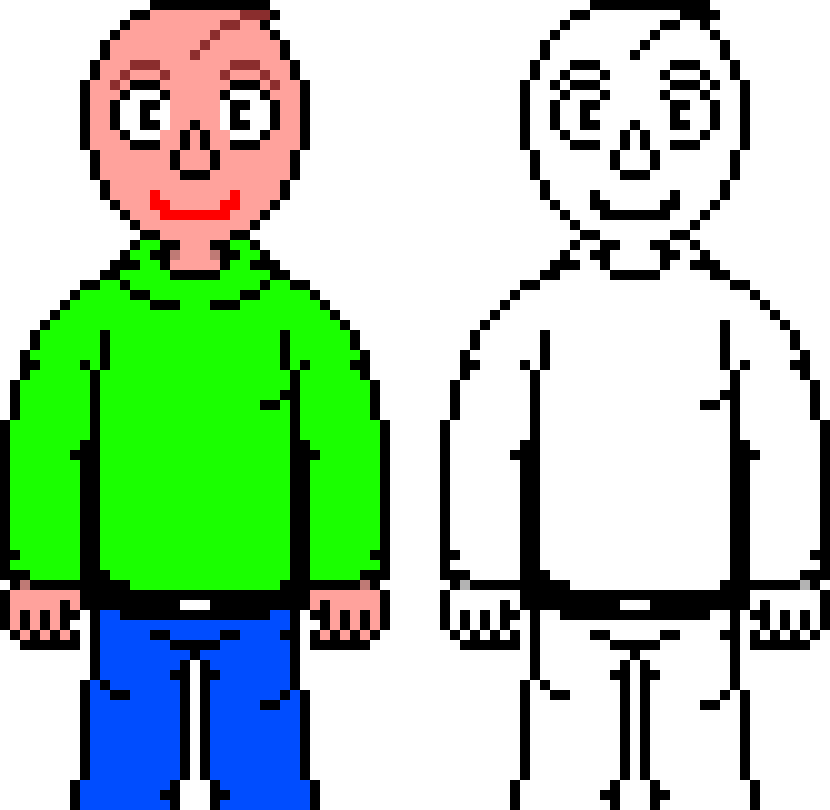 [95be89] Baldi (Undertale Sprite)