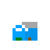 [2e907e] build- light blue house