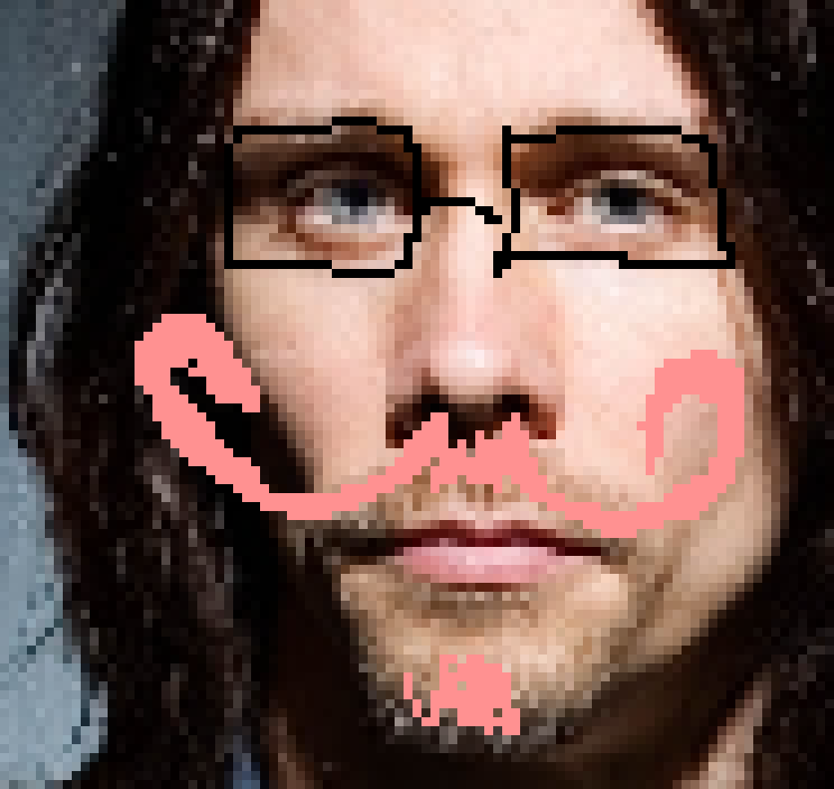 [236914] white man stare at pepper
