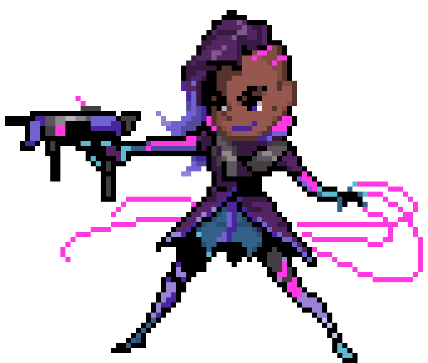 [9664c4] Sombra Pixel Art Spray