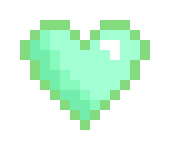 [01896e] Light Green Heart