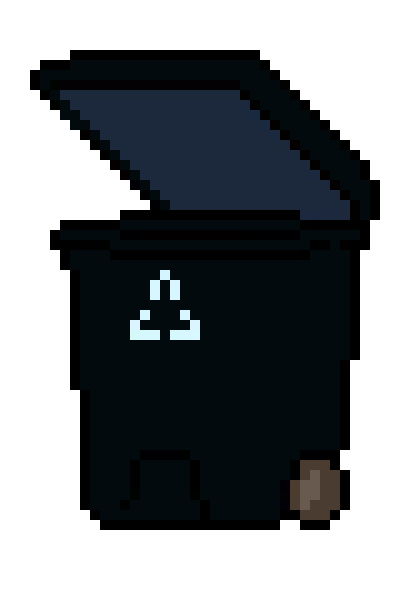 [cb0be7] BLACK-trash-can
