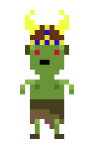 [8ba3bc] Pixel goblin enemy