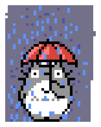 [9664c4] Totoro in the rain