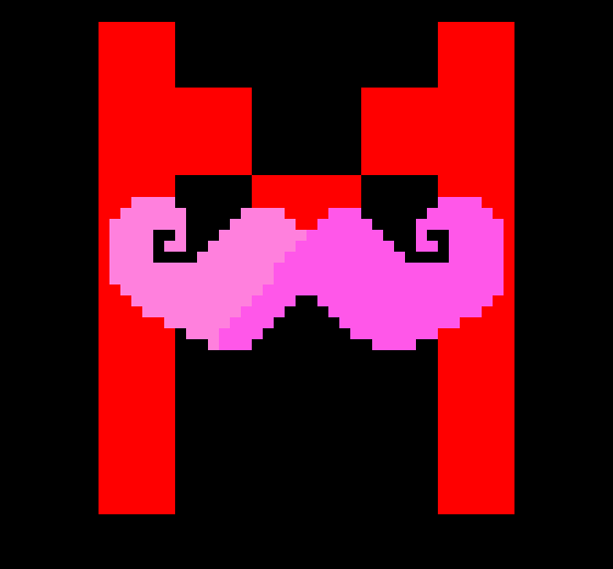 [9664c4] Markiplier's Pink Moustache Logo