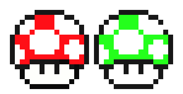 [9664c4] Mario Mushrooms
