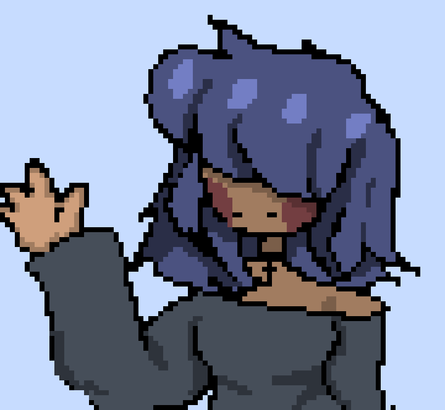 [211e1c] Girl in blue