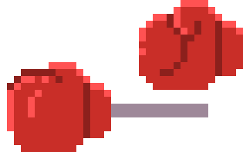 [7a079b] Red Boxing Glove Left