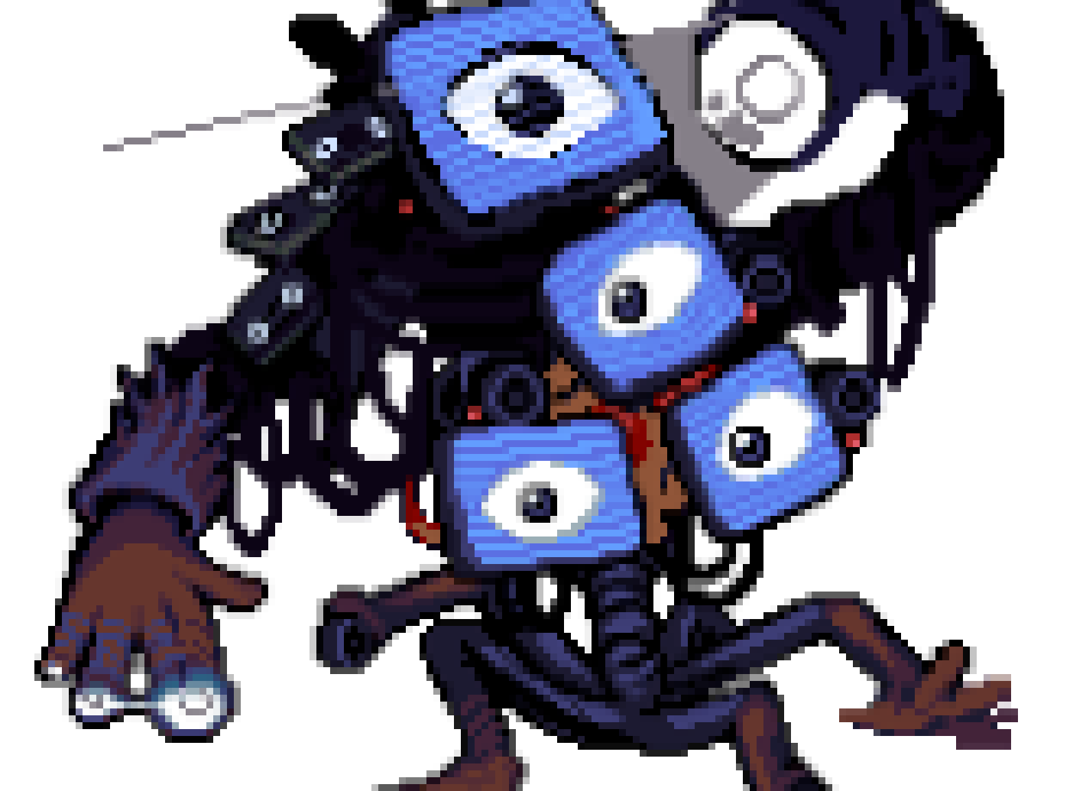 [bce8e5] thats why the designs vary, like the imp you saw is just a circle with an eye and four legs, you know what, what if we just scrolled through main and turned stuff we saw into mainers