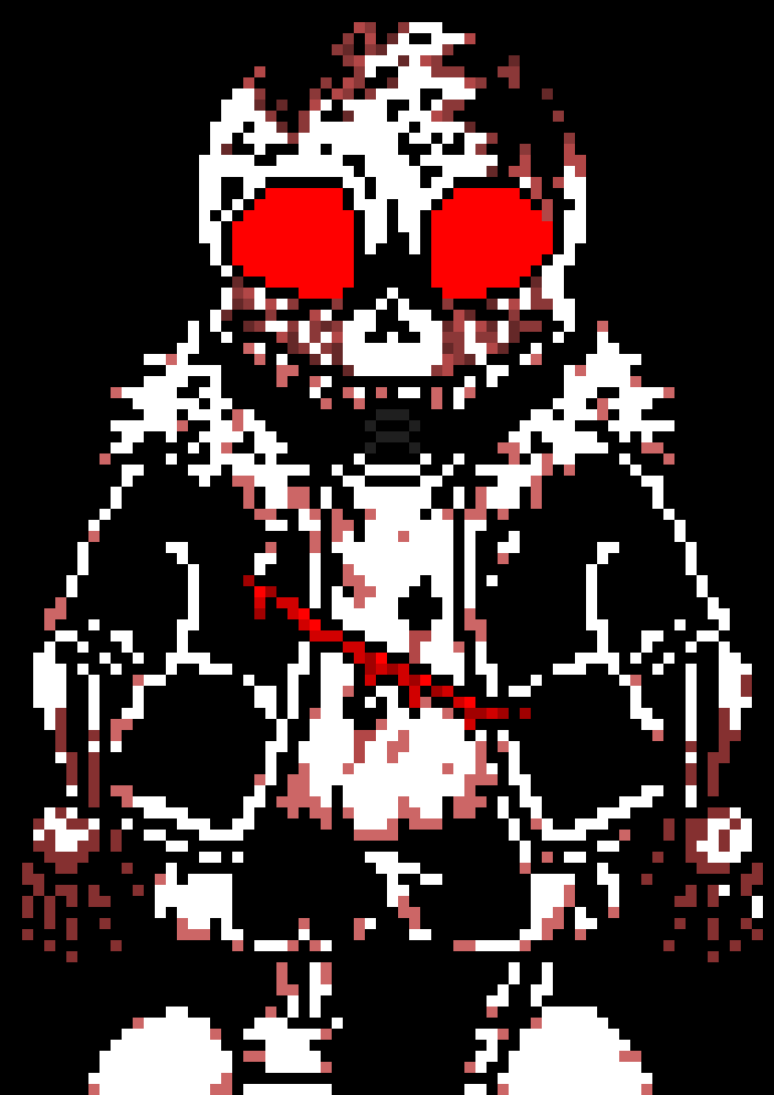 [7ee2f3] -within an instant, Solunary grabs Terror like nothing, and throws him to the ground, stomping him, then starts tearing him limb by limb-