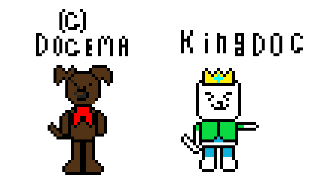 [9664c4] 2 Custom Undertale Dog Themed Characters