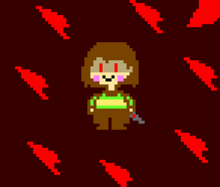 Sends knives at papyrus * so your the next one