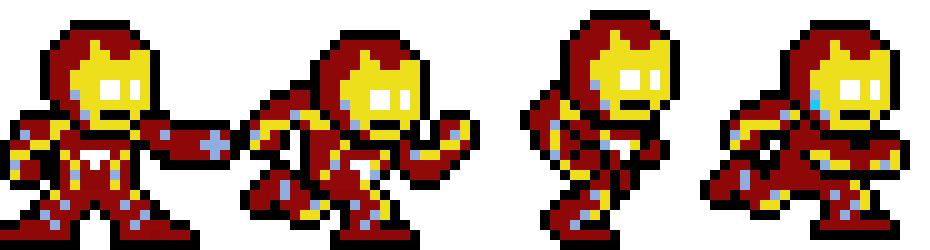 [358f44] Iron-man Spritesheet